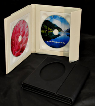 Wedding CD/DVD Case (Double - oval frame)